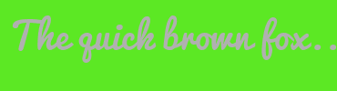 Image with Font Color B0B0B0 and Background Color 5CE824